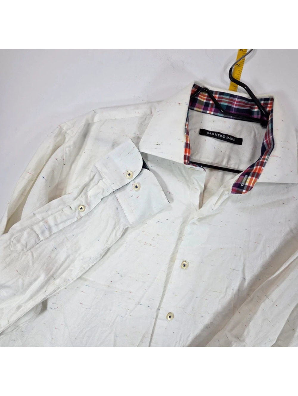 Hammer Made long-sleeve button-up shirt 42 16.5